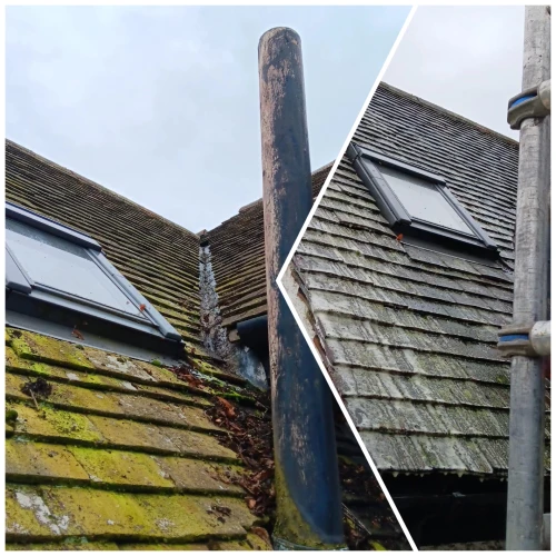Softwashing Roof
